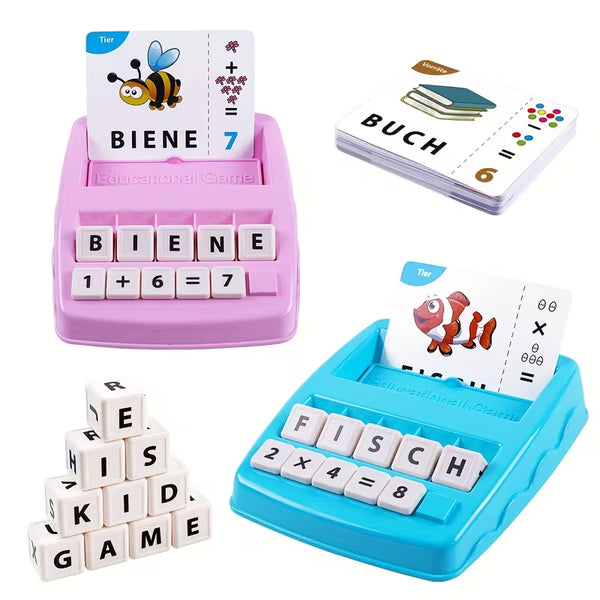 EduSmart - 2-in-1 Spelling & Math Learning Machine
